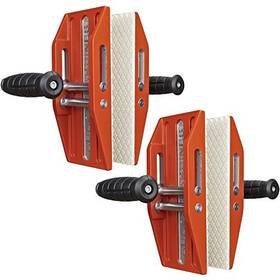Acc40-w Duro Grehge 0-w Double Handed Carrying Clamps With White Rubber - Set Of Two