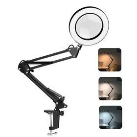 Dylviw 669665422840 Magnifying Glass With Light And Stand 3 Color Modes Stepless Dimmable 3-5 D