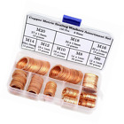 Dywishkey-pdqztong2 Dywishkey Pcs Sizes Copper Metric Sealing Washers Assortment 614631570803