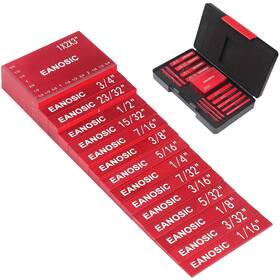 E21626-15 Eanosic Setup Blocks Height Gauge Set 15pcs Precision Aluminum Bars For Router