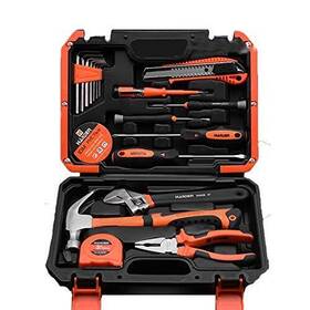 Edward Tools 758913612383 Harden 18 Piece Heavy Duty Tool Set General Household Kit With Hammer Plier