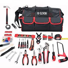 Elevon 810127321380 215-piece Tool Set With Waterproof Storage Bag Home Repairing