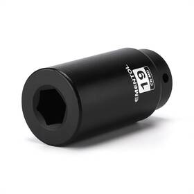 Ementol Et591 1/2 Inch Drive 19mm Harmonic Balancer Socket Cr-mo Heavy Duty Crank Bolt Remova