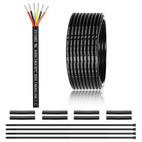 14-6c-25ft-us-zw Enerjour 14 Gauge 6 Conductor Electrical Wire 25ft Ul 2464 Awg Cable Tinned Copp
