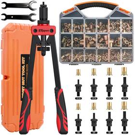 En-13-7 Eoppen E1-041 1000pcs Rivet Nut Tool Kit Rivnut With 8 Metric And Sae Mandrels M