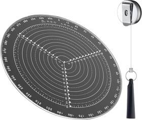 Erarise 445041891898 300 Mm 12 Inch Round Center Finder Compass For Drawing Circles
