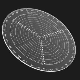 Erarise 744759156488 300 Mm 12 Inch Diameter Largest Round Center Finder Compass Drawing Circles Lath