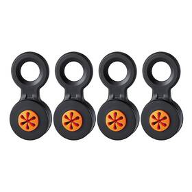 19741 Ergodyne Squids 3740 Hand Tool Attachment Trap - Slips Black And Orange Pack Of 4
