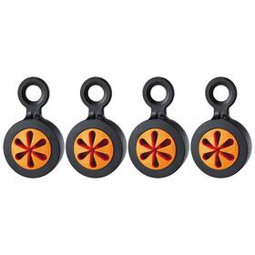 19743 Ergodyne Squids 3740 Hand Tool Attachment Trap - Slips 4-pack Black And Orange