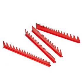 Ernst Manufacturing 789455601498 Wrench Rail Set With Magnetic Backing 40 Tool Red