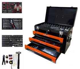 Etsg 699900449721 339 Piece Hand Tool Kits For Household Home Repair Tools 3-drawer With Handle