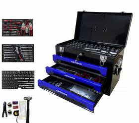 Etsg 699941718237 339 Pcs Mechanics Tool Set Household Home Repair Kit With 3-drawer Hand