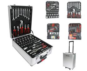 Etsg 699950190796 899pcs Mechanics Tool Kit Wrenches Socket With Trolley Aluminum Case