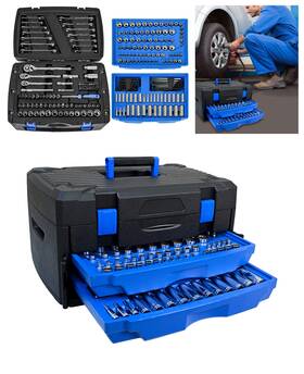 Etsg 699971030736 266 Pcs Mechanics Tool Set Wrench Socket Kit For Automotive Home Diy With Box