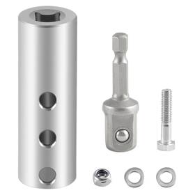 Evhda121 Evrbul Upgraded Stainless Steel Trailer Jack For 1 In Shaft Silver