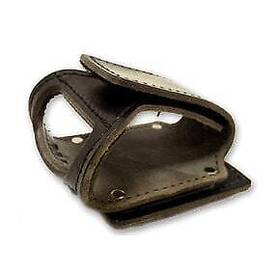 Exclusive 812335000620 Leather Head Cover Holster Axe Cradle Two Stainless Steel Belt Clips Black