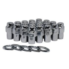 Ezaccessory 8204-779 Cragar Standard Mag Lug Nut 1/2 Inch -20 With Center Washer Set Of 20 Pcs