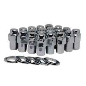 8204-780 Ezaccessory Cragar Standard Mag Lug Nut 1/2 Inch -20 With Offset Washer Set Of 20 Pcs
