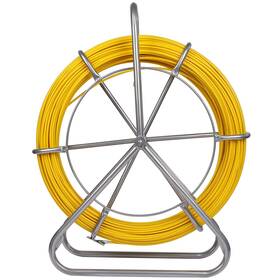 147995-ltm Fahkns 656ft Fish Tape Fiberglass 1/4 Inch 6mm Fishing Wire Puller Duct Rodd