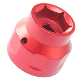 Felisbieti 762716276710 Fuel Filter Wrench Tool Socket- 3/8inch Drive For Duramax Red