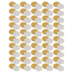 In1472328al Findmall 320 Grit Sand Paper 100 Pieces 5 Inch Sanding Disc No-hole Hook And Loop
