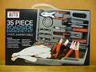 Fine Life Products New 35 Piece Roadside Emergency Kit By In Carrying Case 817644010391