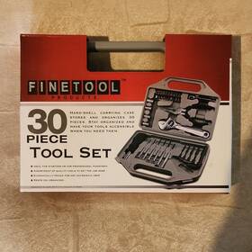 Nv-00342 Finetool 30 Piece Household Tool Set Hard Case Precision Screwdrivers