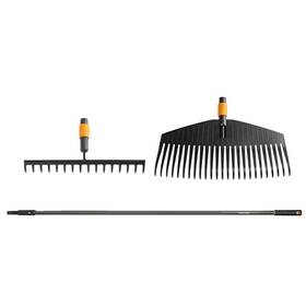 1072223 Fiskars 3-piece Quikfit Leaf And Garden Rake Attachments Tool Set