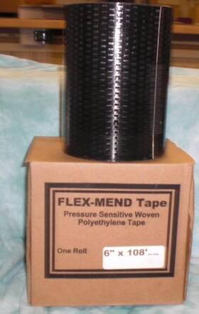 Fm-6108t Flex-mend Mobile Home Belly Bottom Repair 6 Inches X 108 Feet