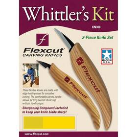 Kn300 Flexcut Whittlers Wood Chisel Set 2-piece 651646503006
