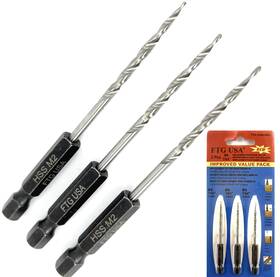 2346v2rpl Ftg Usa Tapered Countersink Drill Bit Set 3 Pc #4 7/64 Inch R