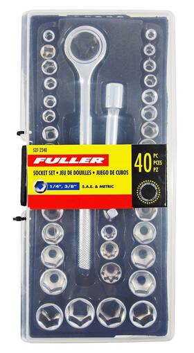 527-2340 Fuller 042944723409 Tool 40 Piece Socket Set