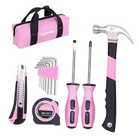 F00722 Fute 14-piece Pink Tool Kit Hand Set For Women Household Tools Home