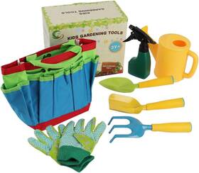 Fyblossom 887337365299 Childrens Garden Tools Set Metal Tool Toy Sprinkler Shovel Se