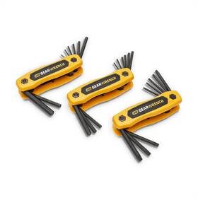 Gearwrench 099575035128 25 Piece Sae/metric/torx Folding Hex Key Set