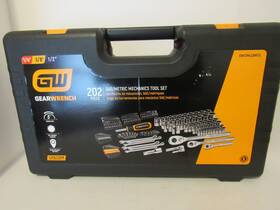 Gw72mlcbmts Gearwrench 099575721007 202 Piece Sae/metric Mechanics Tool Set 1/4 Inch 3/8 1/2