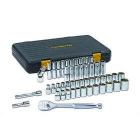 120xp Gearwrench 099575810701 49 Pc. 1/2 Inch Drive 6 Point Standard And Deep Sae/metric Mechanics Tool Set