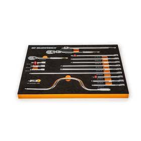 Gearwrench 099575890765 3/8 Inch Drive 90 Tooth Ratchets And Tools Set In Eva Foam Tray 17piece