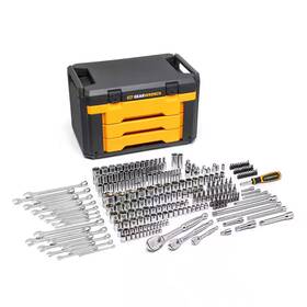 Gearwrench 313100673693 1/4 Inch 3/8 And 1/2 Drive 6-point Sae/metric Mechanics Tool