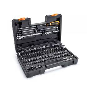 Gearwrench 313102754741 1/4 Inch And 3/8 Drive Sae/mm Mechanics Hand Tool Set 121-piece