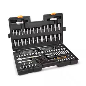Gearwrench 445030154140 1/4 Inch And 3/8 Drive Sae/mm Mechanics Hand Tool Set 121-piece