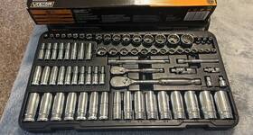 80948 Gearwrench 76 Piece Mechanics Tool Set Silver
