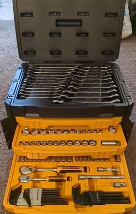 80949 Gearwrench 232 Pieces Mechanics Tool Set In 3 Drawer Storage Box