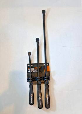 82403-05 Gearwrench Heavy Duty Pry Bar Set 12 Inch 17 25 Open Box