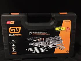 Gw72scbmts Gearwrench Mechanic Tools Set 121 Pc 1/4 Inch / 3/8 Drive Sae/metric