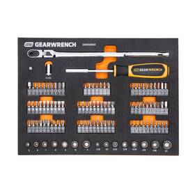 Gwmsmbs01 Gearwrench 1/4 Inch Drive Micro Bits Mechanics Tool Set In Foam Storage Tray 105-piece
