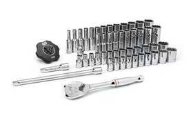 Item-626 Gearwrench 1/drive 12-point Sae 90-tooth Ratchet And Socket Mechanics Tool Set
