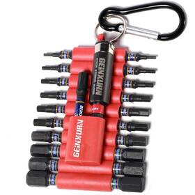 Hhx022m Geinxurn Impact Hex Screwdriver Bits Set 22 Pcs Magnetic Metric S2 Steel Multi Insert