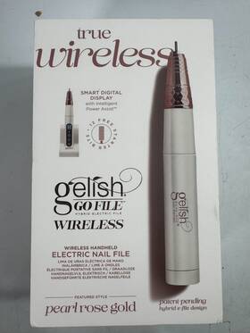 1168420 Gelish Cordless Go File Dock And Handpiece Portable Nail Drill 35 000 Rpm