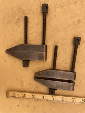 118-d General 2 No. Machinist Parallel Clamp 4 Inch Long Opens 3/4